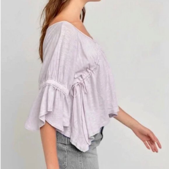 Free People Sand Storm Top Flounce Ethereal Size XSmall NWT - Picture 4 of 14